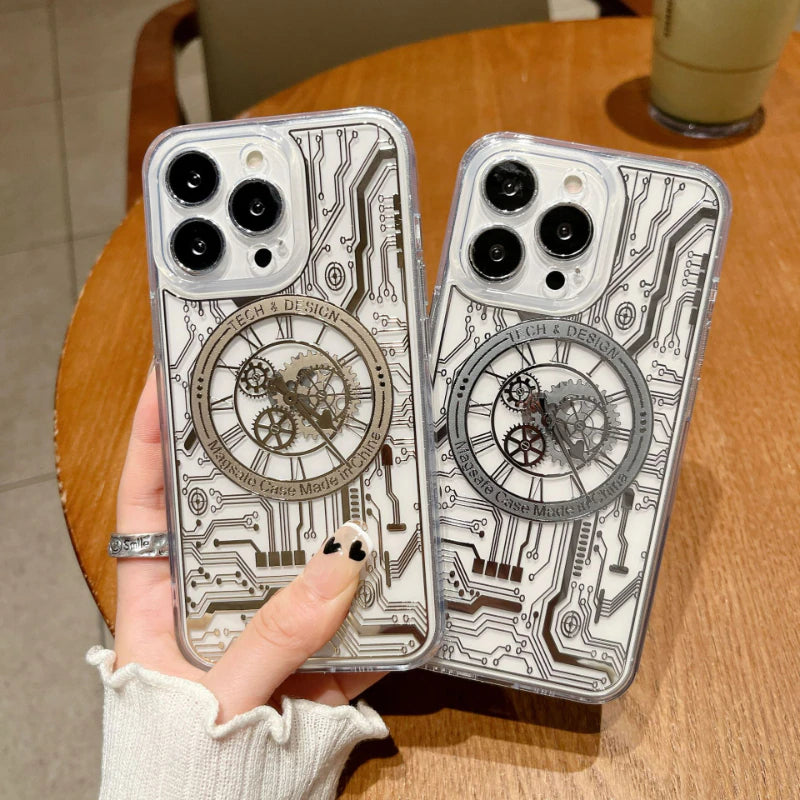 Transparent Mechanical Magsafe Case iPhone
