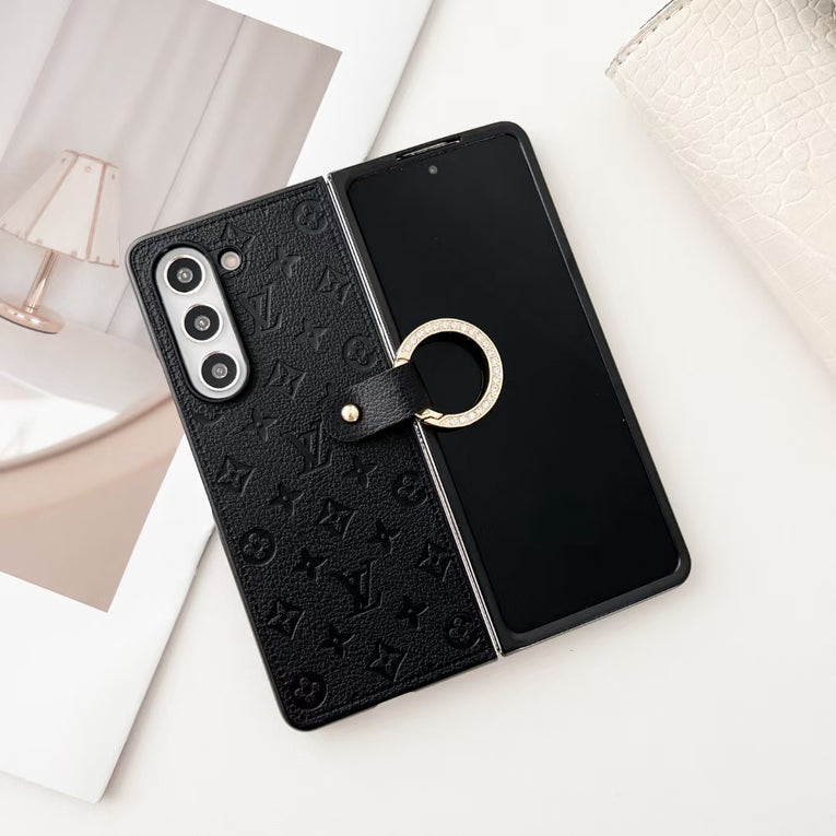 Luxury Leather Galaxy Z Fold Cover