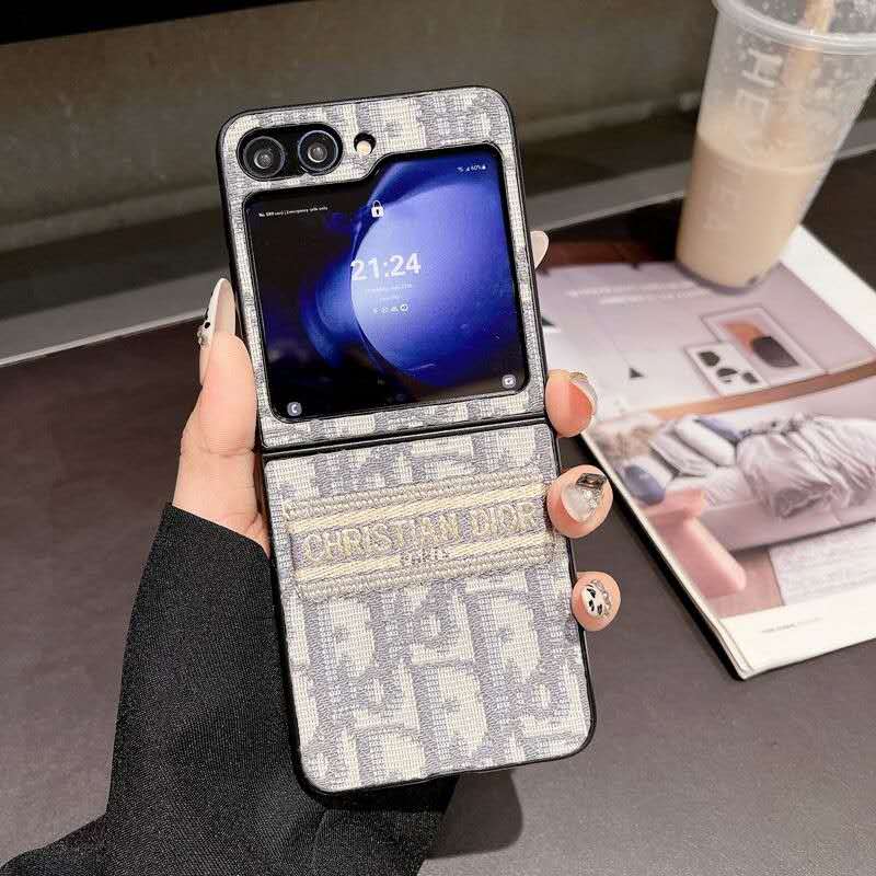 Classy Textured Case for Z Flip Series
