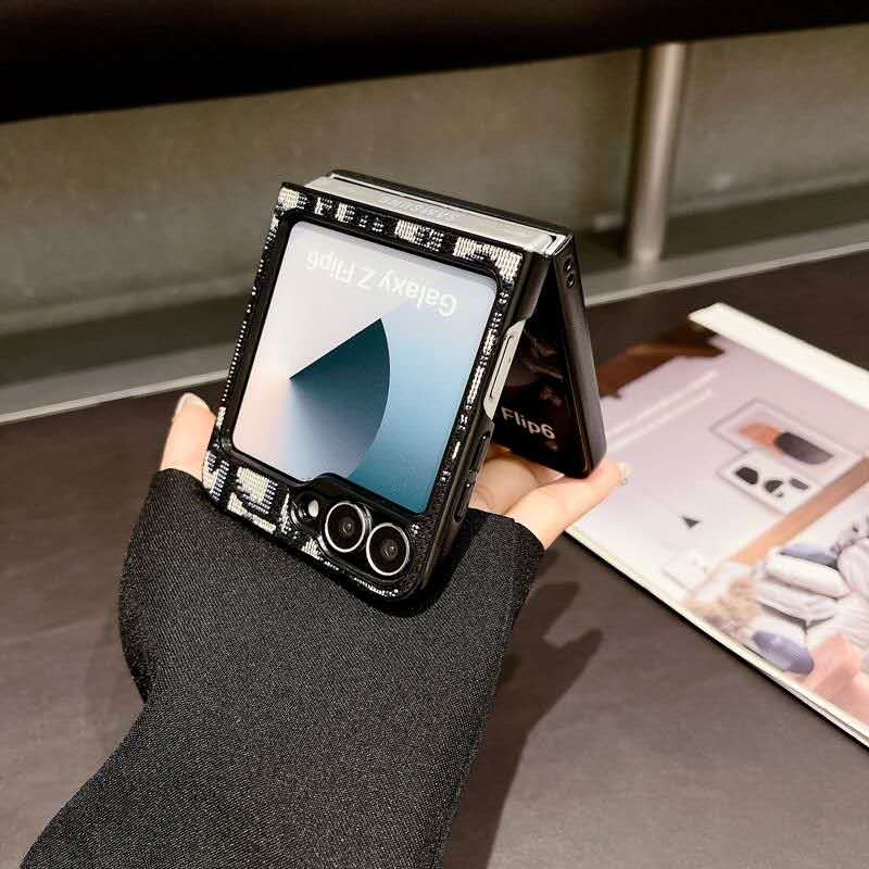 Classy Textured Case for Z Flip Series