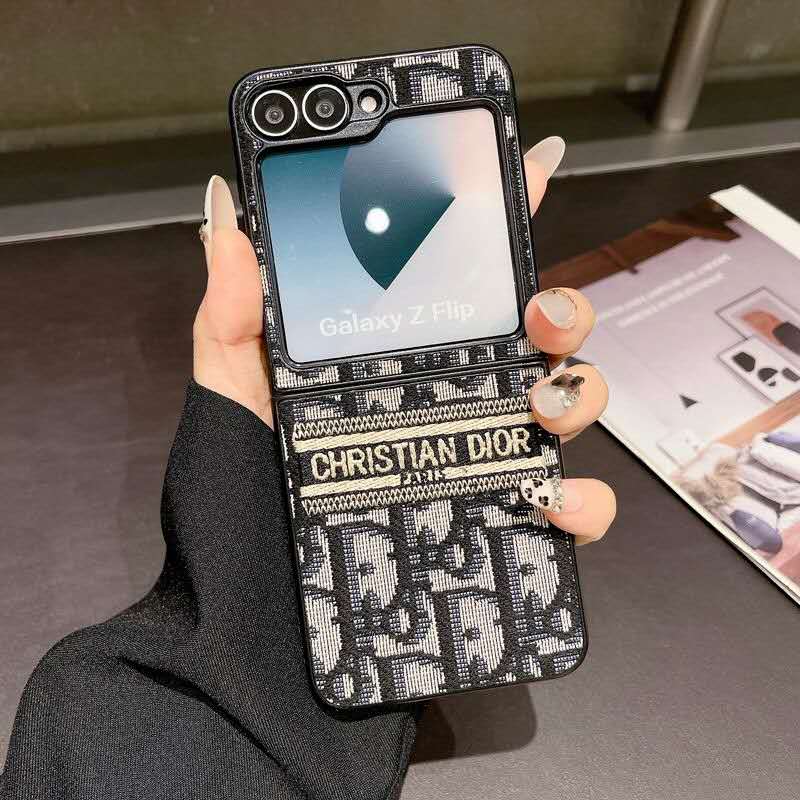 Classy Textured Case for Z Flip Series