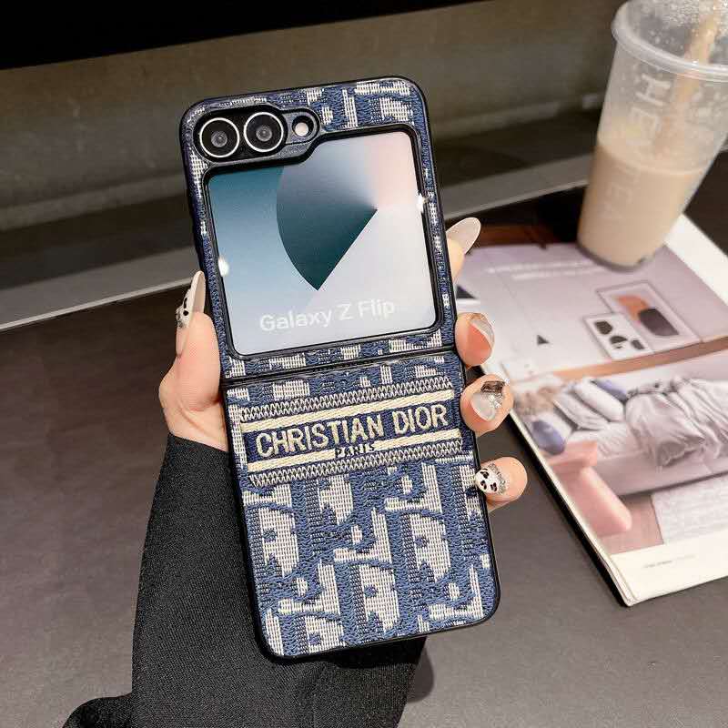 Classy Textured Case for Z Flip Series
