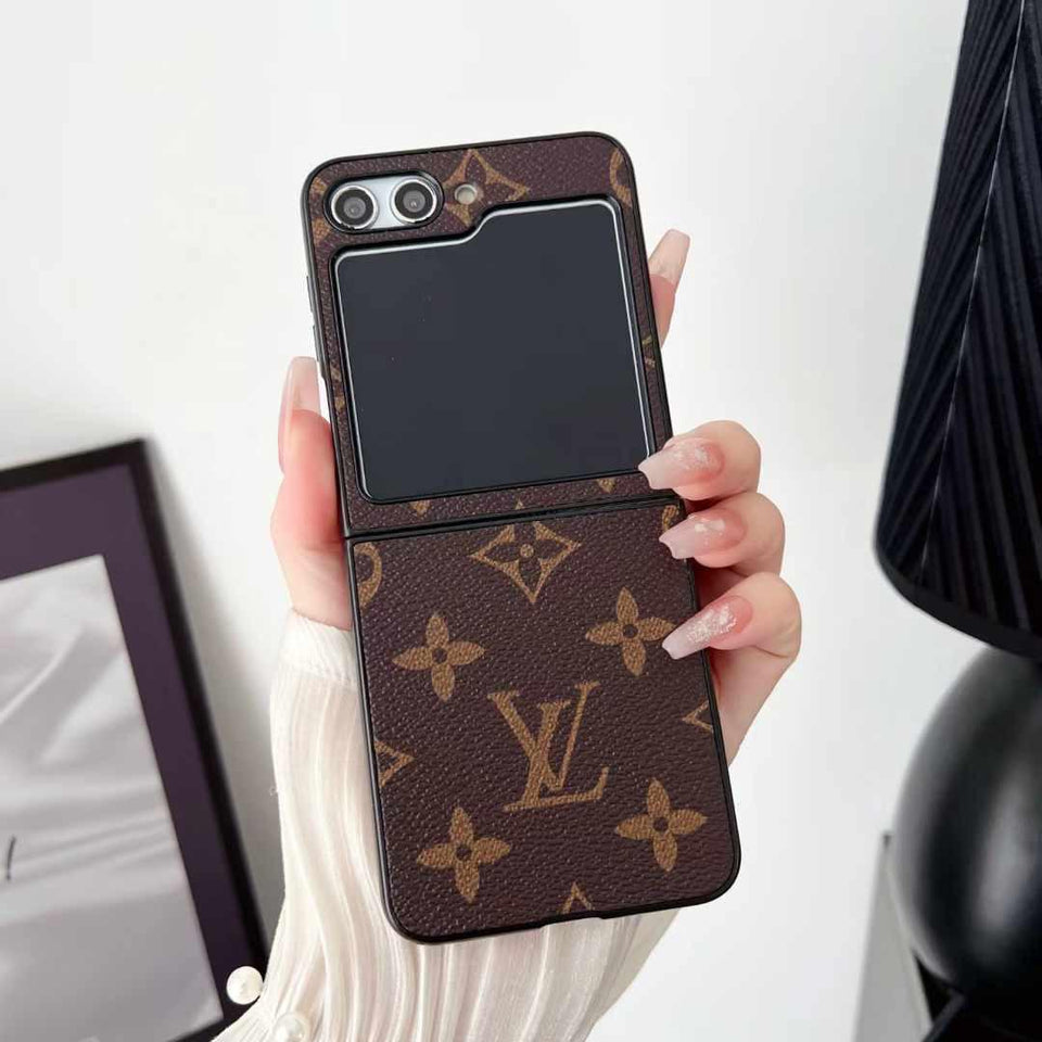 Premium Leather Phone Case for Galaxy Z Flip
