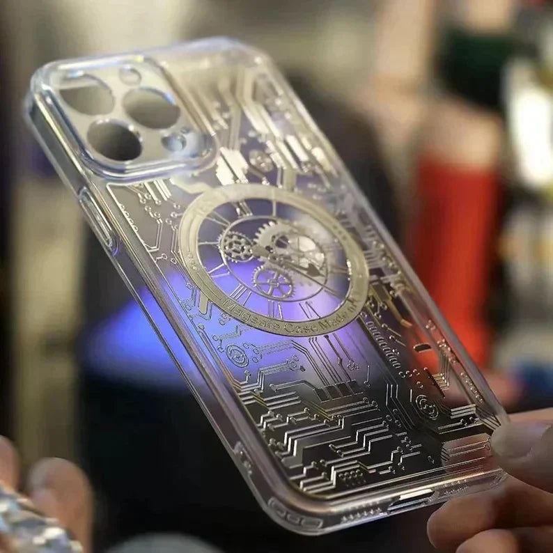 Transparent Mechanical Magsafe Case iPhone