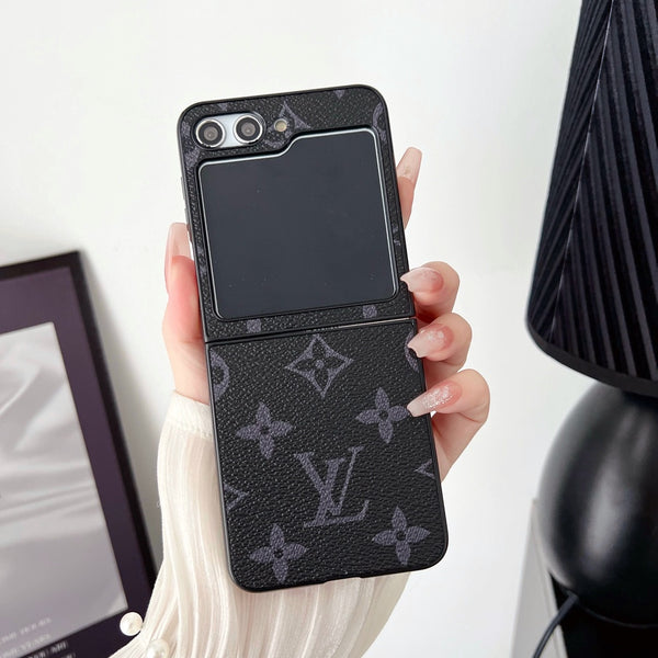 Premium Leather Phone Case for Galaxy Z Flip