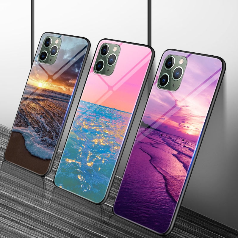 Phone Cases For iphone 11 Pro Max SE 2020 XS Max XR X 7 8 Plus 12 mini Pro Max Case Cover Glossy Silicone Soft