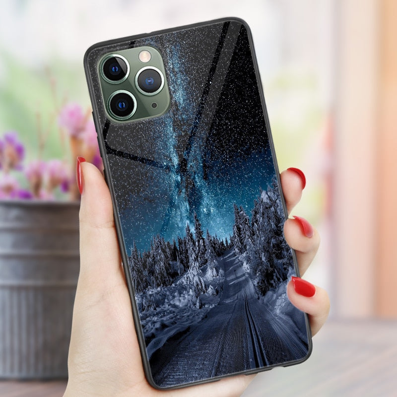 Phone Cases For iphone 11 Pro Max SE 2020 XS Max XR X 7 8 Plus 12 mini Pro Max Case Cover Glossy Silicone Soft