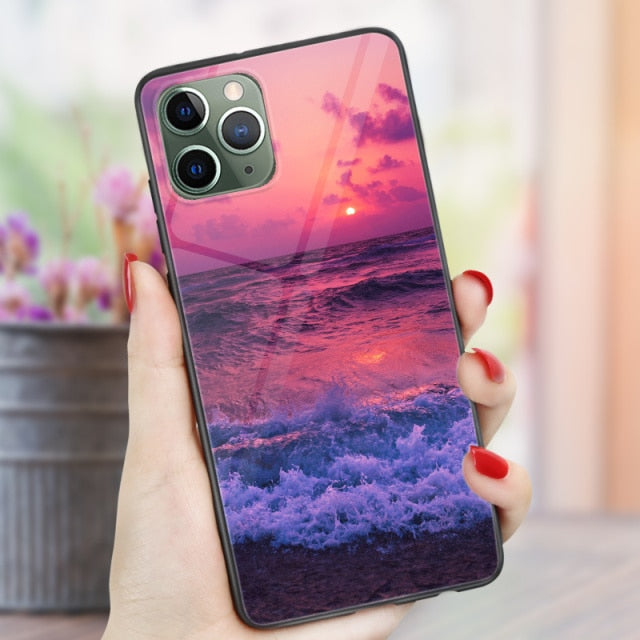 Phone Cases For iphone 11 Pro Max SE 2020 XS Max XR X 7 8 Plus 12 mini Pro Max Case Cover Glossy Silicone Soft
