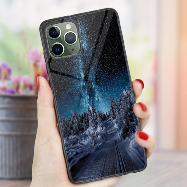 Phone Cases For iphone 11 Pro Max SE 2020 XS Max XR X 7 8 Plus 12 mini Pro Max Case Cover Glossy Silicone Soft