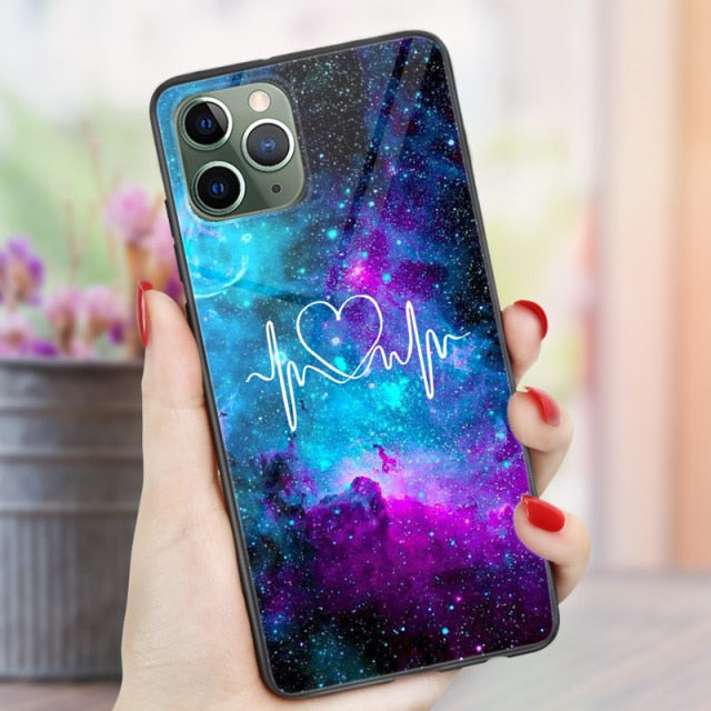 Phone Cases For iphone 11 Pro Max SE 2020 XS Max XR X 7 8 Plus 12 mini Pro Max Case Cover Glossy Silicone Soft