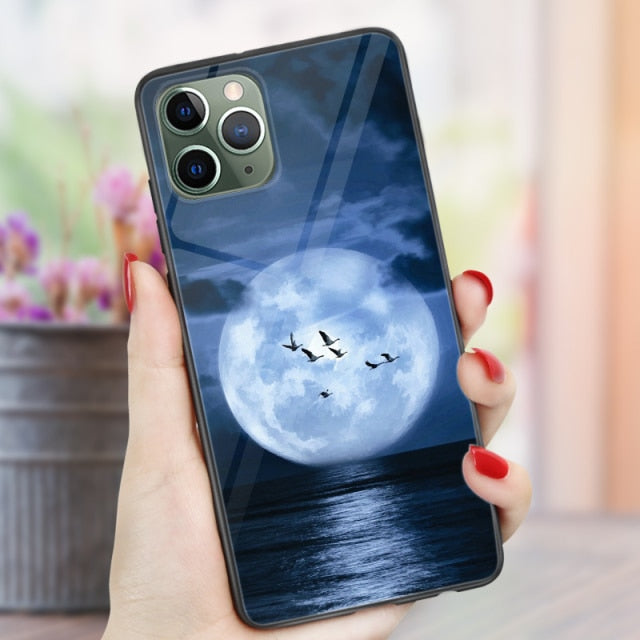 Phone Cases For iphone 11 Pro Max SE 2020 XS Max XR X 7 8 Plus 12 mini Pro Max Case Cover Glossy Silicone Soft