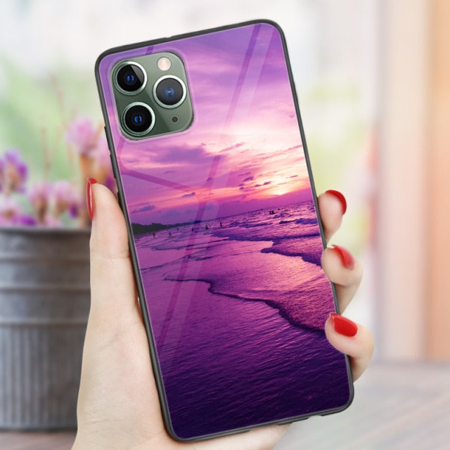 Phone Cases For iphone 11 Pro Max SE 2020 XS Max XR X 7 8 Plus 12 mini Pro Max Case Cover Glossy Silicone Soft