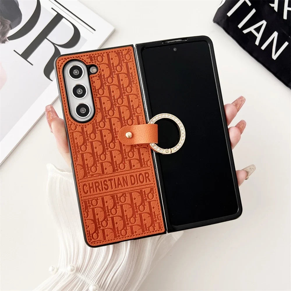 The Leather Classic Z fold Case