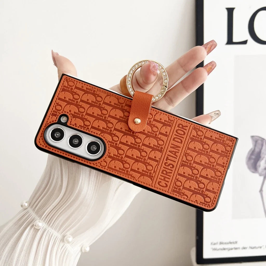 The Leather Classic Z fold Case