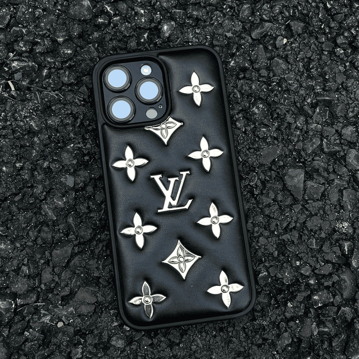 3D Leather Luxury iPhone Case