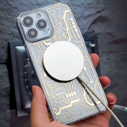 Transparent Mechanical Magsafe Case iPhone
