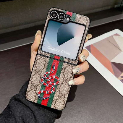 Elegance Woven Z Flip Case