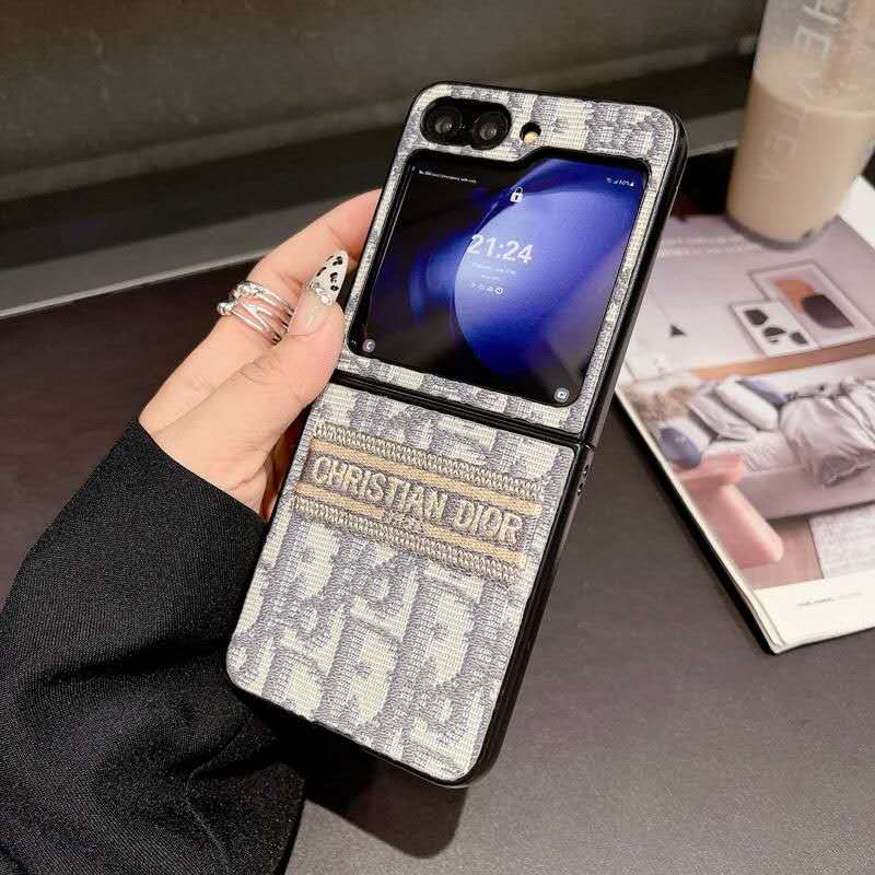 Classy Textured Case for Z Flip Series