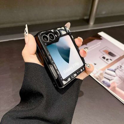 Classy Textured Case for Z Flip Series
