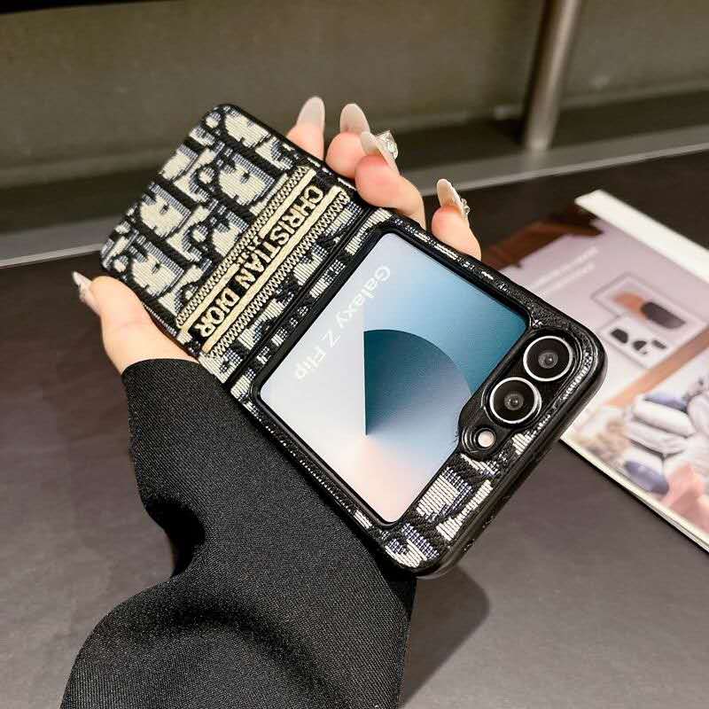 Classy Textured Case for Z Flip Series