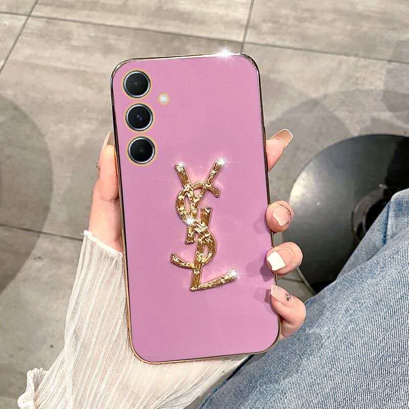 Elegant Glossy Luxury Phone Case for Samsung