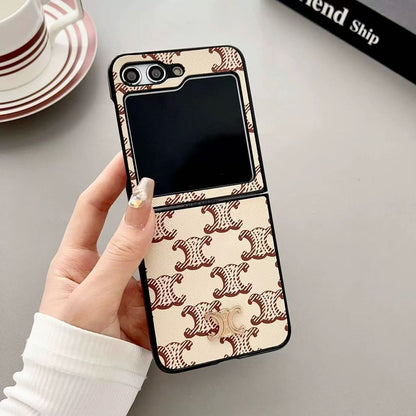 Elegant Galaxy Z Flip Crossbody Wallet Case