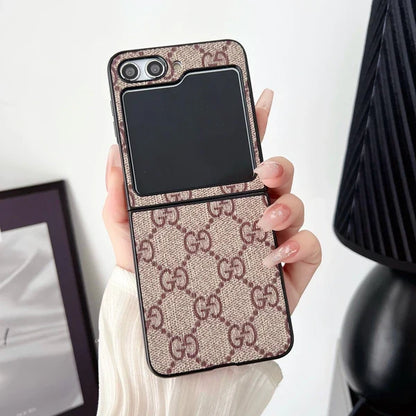 Premium Leather Phone Case for Galaxy Z Flip