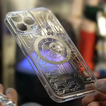 Transparent Mechanical Magsafe Case iPhone