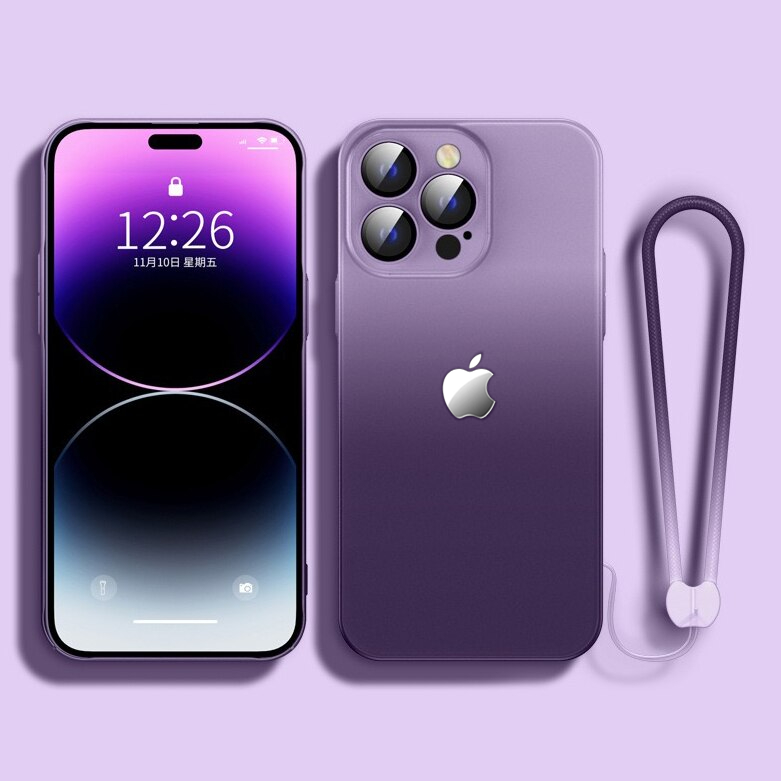 Transparent skin-feeling frosted hard Case For Iphone