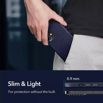 Premium Genuine Case Leather Back Cover for iPhone 12
