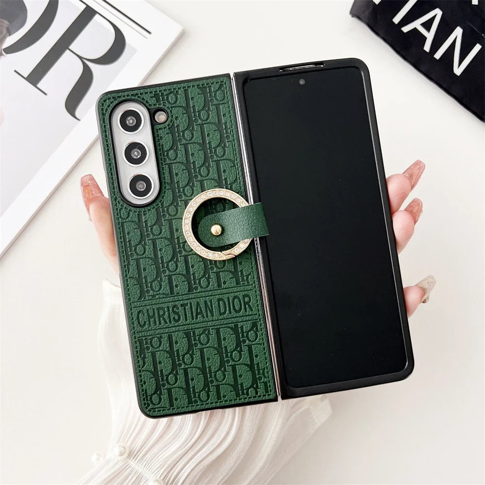 The Leather Classic Z fold Case