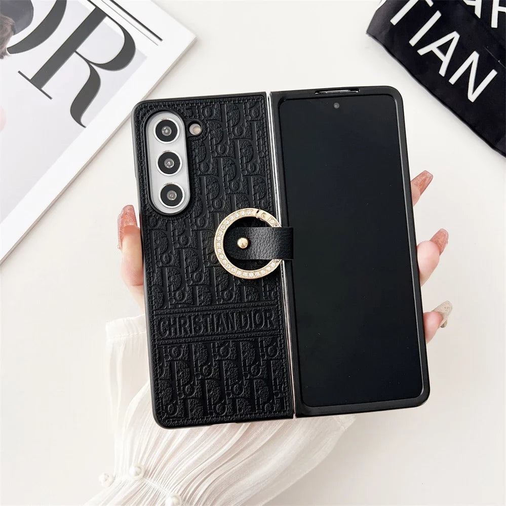 The Leather Classic Z fold Case