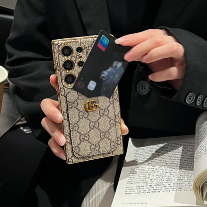 Luxury Wallet Card Samsung S Case