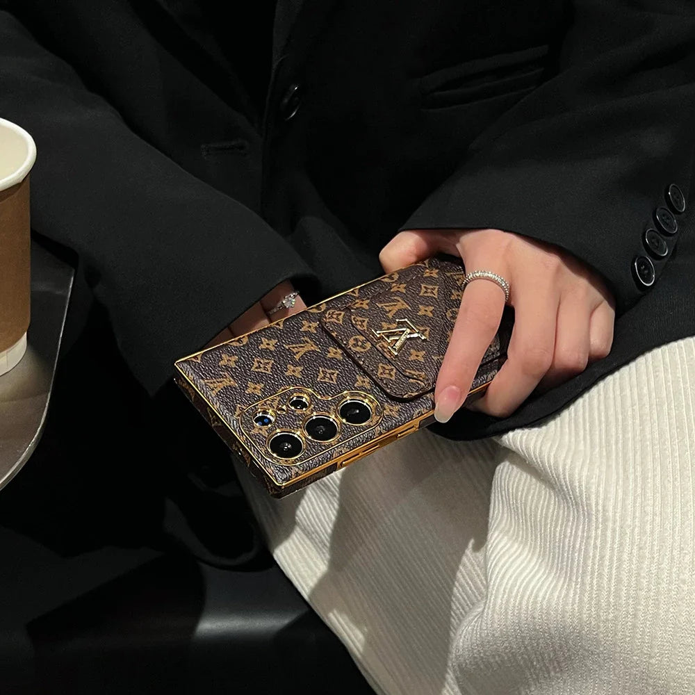 Luxury Wallet Card Samsung S Case