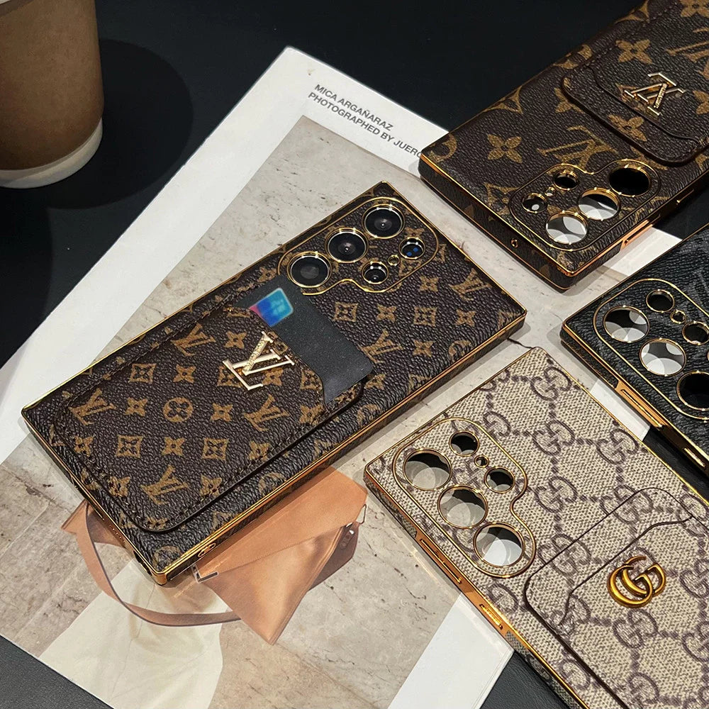 Luxury Wallet Card Samsung S Case