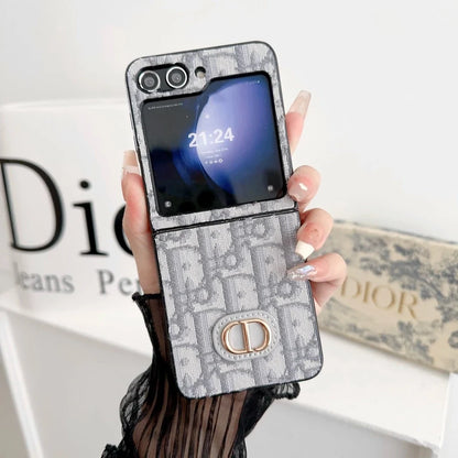 Textured Luxury Z Flip Case