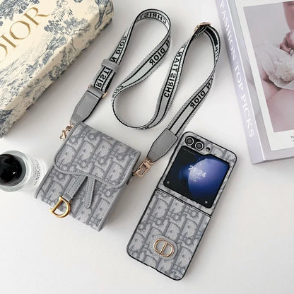 Textured Luxury Z Flip Case